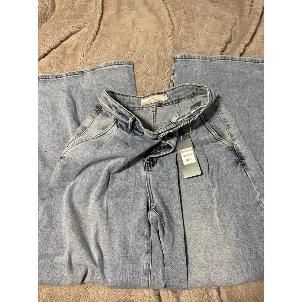 Lizette Collection wide leg denim jean - Picture 4 of 7